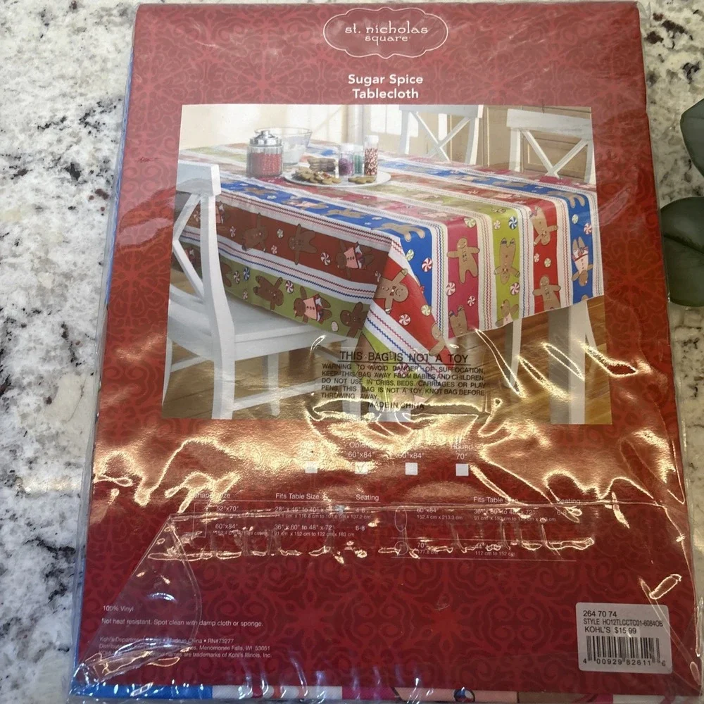 St. Nicholas Square Christmas Gingerbread Sugar Spice 60
